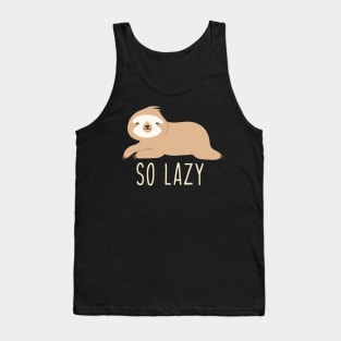 Sloth Lazy Tank Top